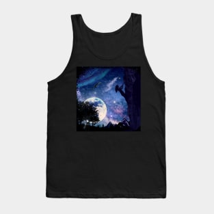 Beyond the Wall: A Nighttime Mountain Climb Tank Top